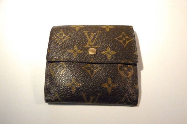 画像1: LOUIS VUITTON モノグラム 二つ折り財布　010 (1)