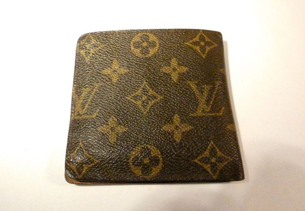 画像1: LOUIS VUITTON モノグラム 二つ折り財布　039 (1)