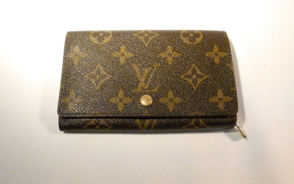 画像1: LOUIS VUITTON モノグラム 二つ折り財布　024 (1)