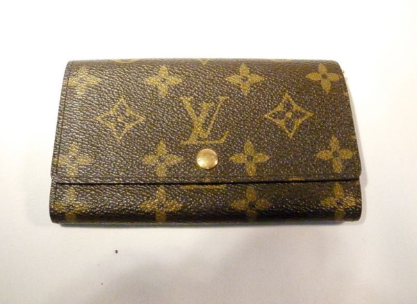 画像1: LOUIS VUITTON モノグラム 二つ折り財布　025 (1)