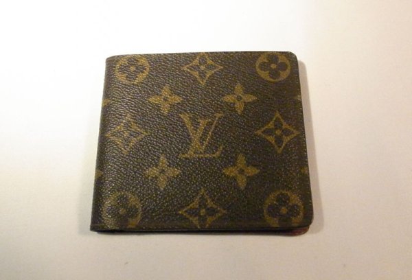 画像1: LOUIS VUITTON モノグラム 二つ折り財布　041 (1)