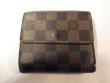 画像2: LOUIS VUITTON ダミエ 二つ折り財布　061 (2)