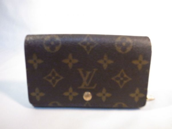 画像1: LOUIS VUITTON 　モノグラム 二つ折り財布 343 (1)